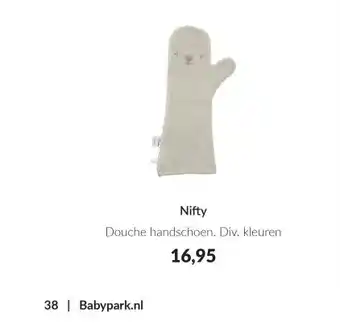 Babypark Nifty Douche handschoen aanbieding