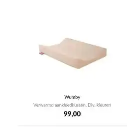 Babypark Wumby Verwarmd aankleedkussen aanbieding