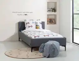 Babypark Kidsmill Square+ bed respiro grey aanbieding