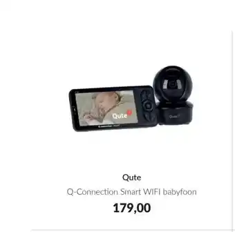 Babypark Qute Q Connection Smart WIFI babyfoon aanbieding
