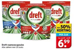 Hoogvliet Dreft vaatwascapsules aanbieding
