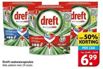 Hoogvliet Dreft vaatwascapsules aanbieding