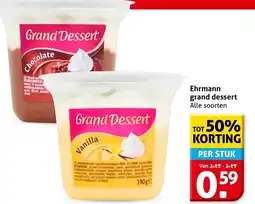 Hoogvliet Ehrmann grand dessert aanbieding