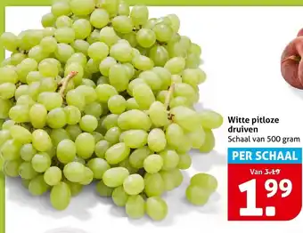 Hoogvliet Witte pitloze druiven aanbieding