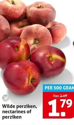 Hoogvliet Wilde perziken, nectarines of perziken aanbieding