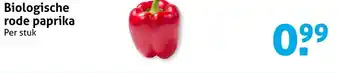 Hoogvliet Biologische rode paprika aanbieding