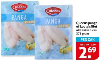 Hoogvliet Queens panga of koolvisfilet aanbieding