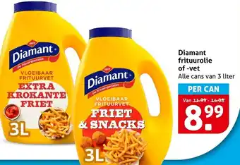 Hoogvliet Diamant frituurolie of vet aanbieding