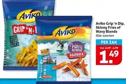 Hoogvliet Aviko Grip 'n Dip, Skinny Fries of Wavy Blends aanbieding