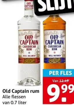 Hoogvliet Old Captain rum aanbieding