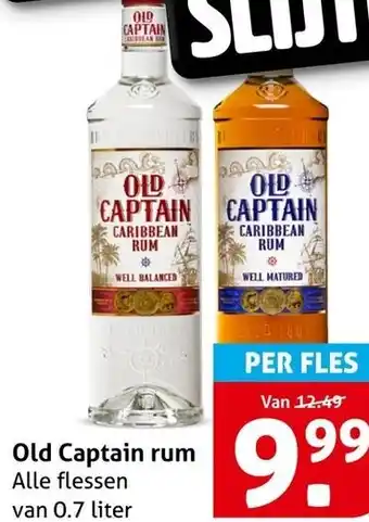 Hoogvliet Old Captain rum aanbieding