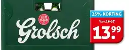 Hoogvliet Grolsch aanbieding