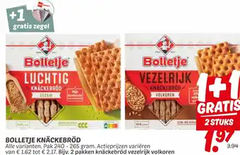 Dekamarkt Bolletje knäckebröd aanbieding