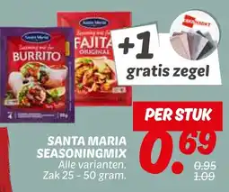Dekamarkt Santa maria seasoningmix aanbieding