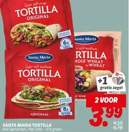 Dekamarkt Santa maria tortilla aanbieding
