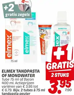Dekamarkt Elmex tandpasta of mondwater aanbieding