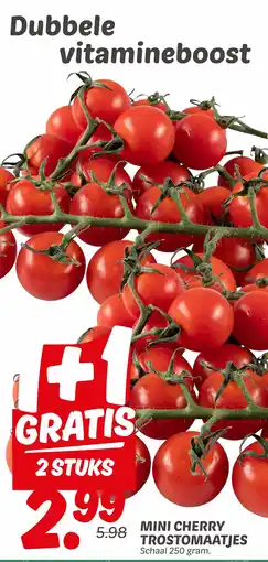Dekamarkt Mini cherry trostomaatjes aanbieding