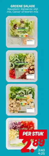 Dekamarkt Groene salade aanbieding