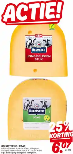 Dekamarkt Beemster 48+ kaas aanbieding