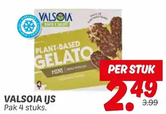Dekamarkt Valsoia ijs aanbieding