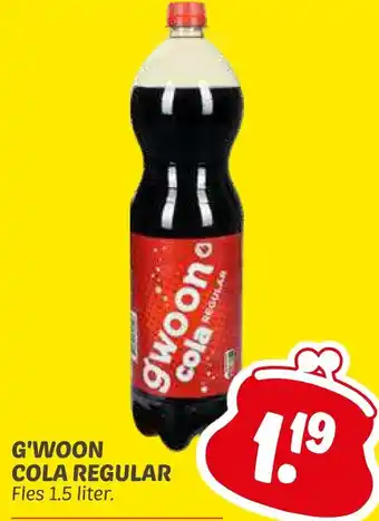 Dekamarkt G'woon cola regular aanbieding