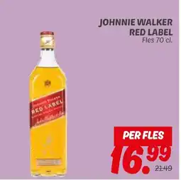 Dekamarkt Johnnie walker red label aanbieding