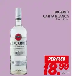 Dekamarkt Bacardi carta blanca aanbieding
