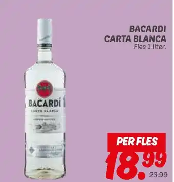 Dekamarkt Bacardi carta blanca aanbieding
