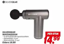 Dekamarkt Silvergear massagegun aanbieding