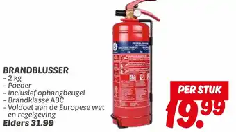 Dekamarkt Brandblusser aanbieding