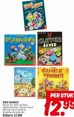 Dekamarkt 999 Games aanbieding