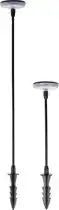 Bol.com 4x Sunflower Solar Tuinlamp Zwart aanbieding