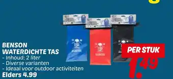 Dekamarkt Benson Waterdichte Tas aanbieding