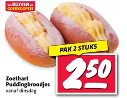 Nettorama Zoethart Puddingbroodjes aanbieding