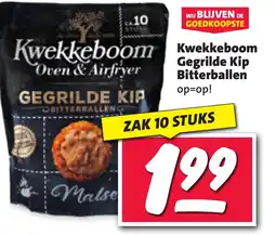 Nettorama Kwekkeboom Gegrilde Kip Bitterballen aanbieding