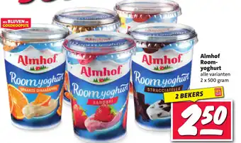 Nettorama Almhof Room yoghurt aanbieding