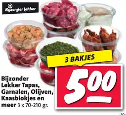 Nettorama Bijzonder Lekker Tapas, Garnalen, Olijven, Kaasblokjes en meer aanbieding