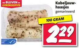 Nettorama Kabeljauw haasjes gemarineerd aanbieding