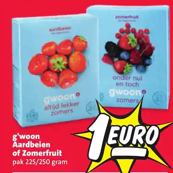 Nettorama g'woon Aardbeien of Zomerfruit aanbieding