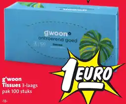 Nettorama g'woon Tissues aanbieding
