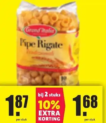 Nettorama Pipe Rigate aanbieding