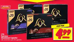 Nettorama L'Or Espresso Aluminium Capsules aanbieding
