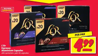 Nettorama L'Or Espresso Aluminium Capsules aanbieding