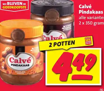 Nettorama Calvé Pindakaas aanbieding