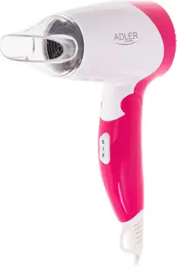 Bol.com Adler AD2259 - Haardroger - 1200 Watt - wit rose aanbieding