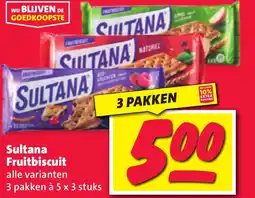 Nettorama Sultana Fruitbiscuit aanbieding