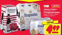 Nettorama Liefmans Fruitesse of Hoegaarden Witbier aanbieding