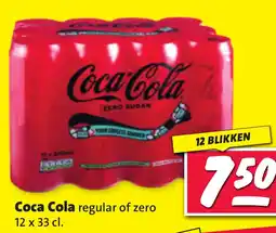 Nettorama Coca Cola regular of zero aanbieding