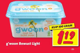 Nettorama g'woon Bewust Light aanbieding