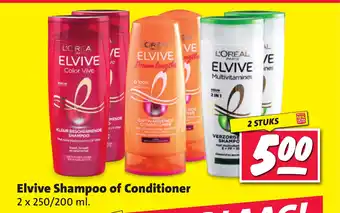 Nettorama Elvive Shampoo of Conditioner aanbieding